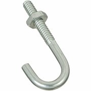 NATIONAL 3/16 In. x 1-7/8 In. Zinc J Bolt N232868